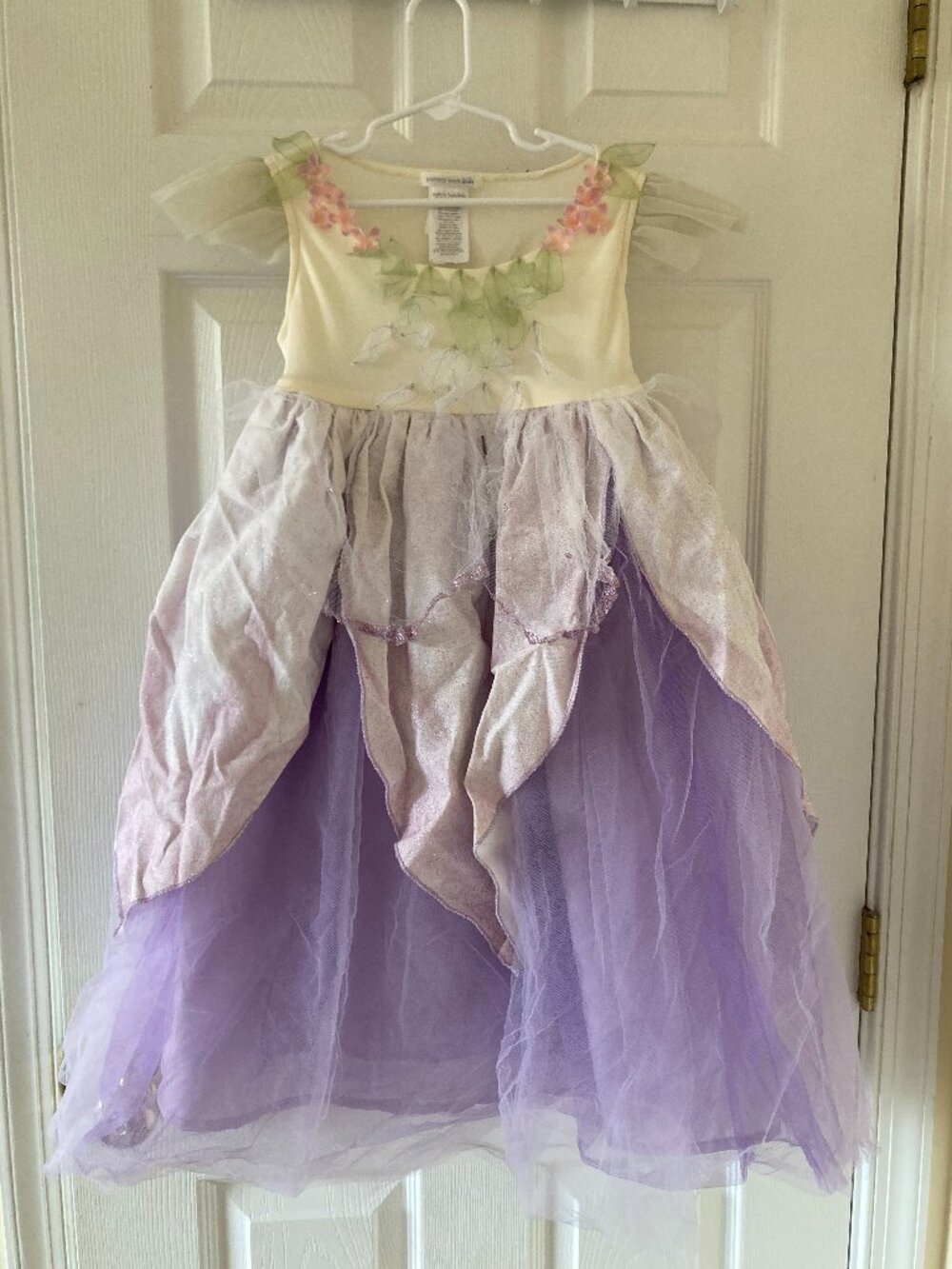 Pottery Barn Kids Paper Flower Fairy Halloween Costume (Dress Only), size 7-8